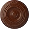 Ekena Millwork Artis Ceiling Medallion (Canopies up to 6 7/8"), 15 3/4"OD x 1 3/8"P, Burnished Mahogany Crackle CM15ARBMC - alternate 1